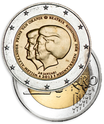 Twee Euro Herdenkingsmunten - Amsterdams MuntKantoor Twee Euro Herdenkingsmunten - Amsterdams MuntKantoor